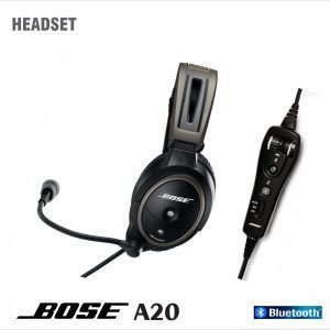 HEADSET BOSE A20 ANR BLUETOOTH DUAL PLUG AVIAÇÃO